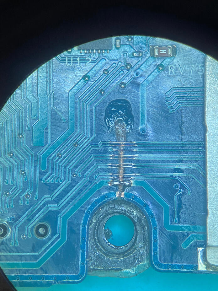 Reconstructed traces under a microscope