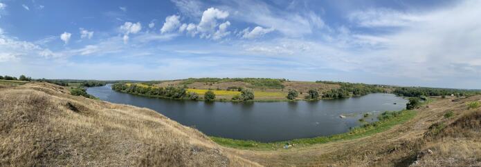 Panoramic photography / River