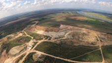 Quarry from the air