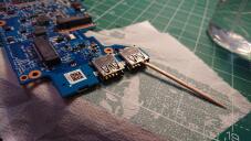 Cleaning USB-A ports
