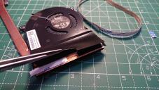 Fixation with d-sided tape